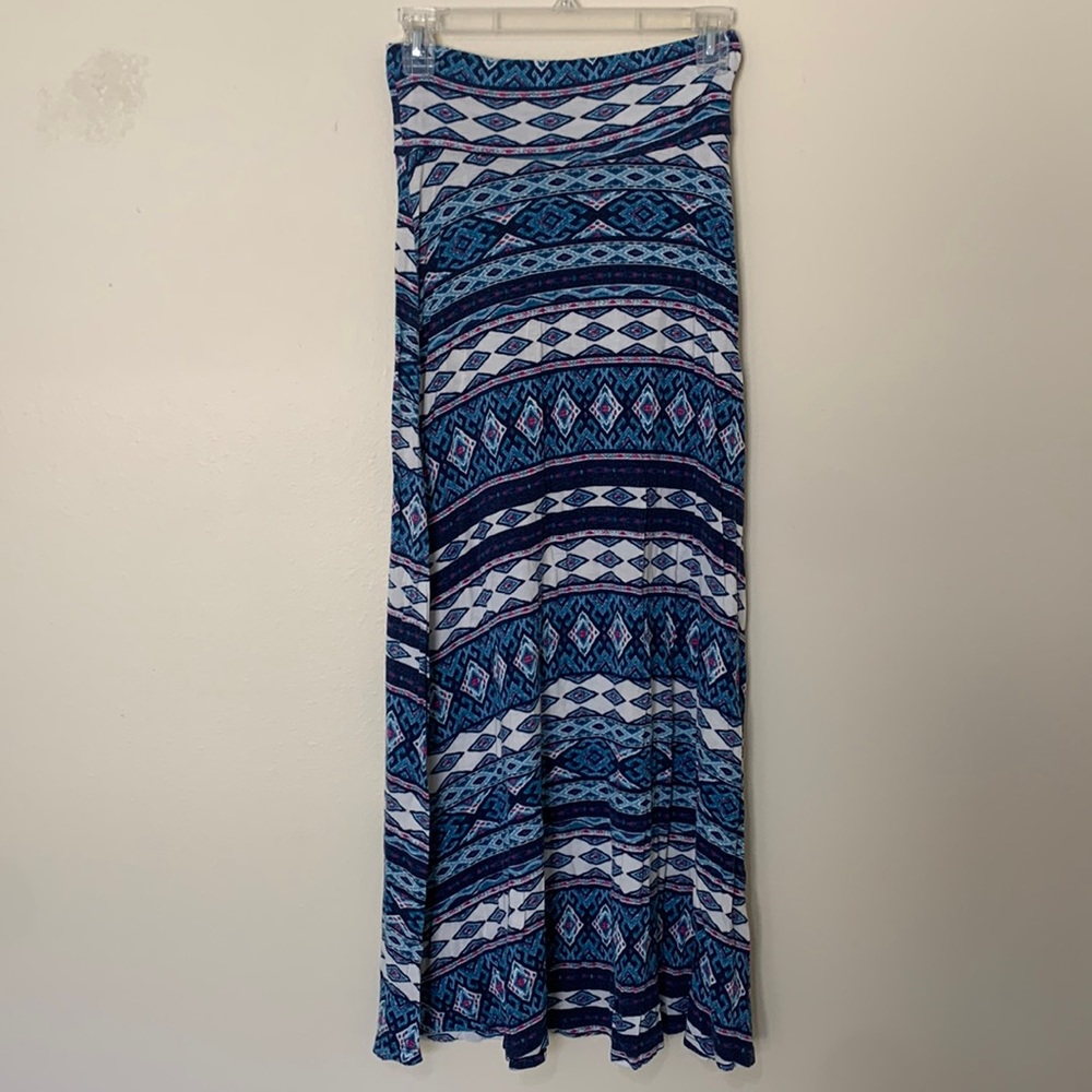 Blue Long Skirt
